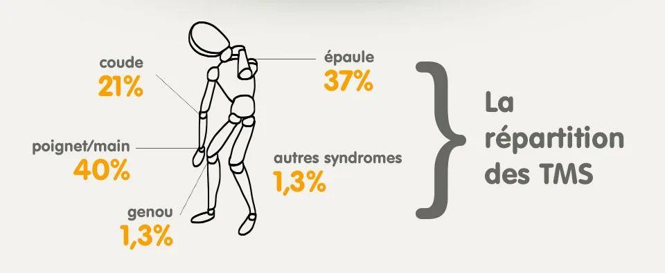 Troubles musculo-squelettiques TMS — étude ergonomique des postes de travail