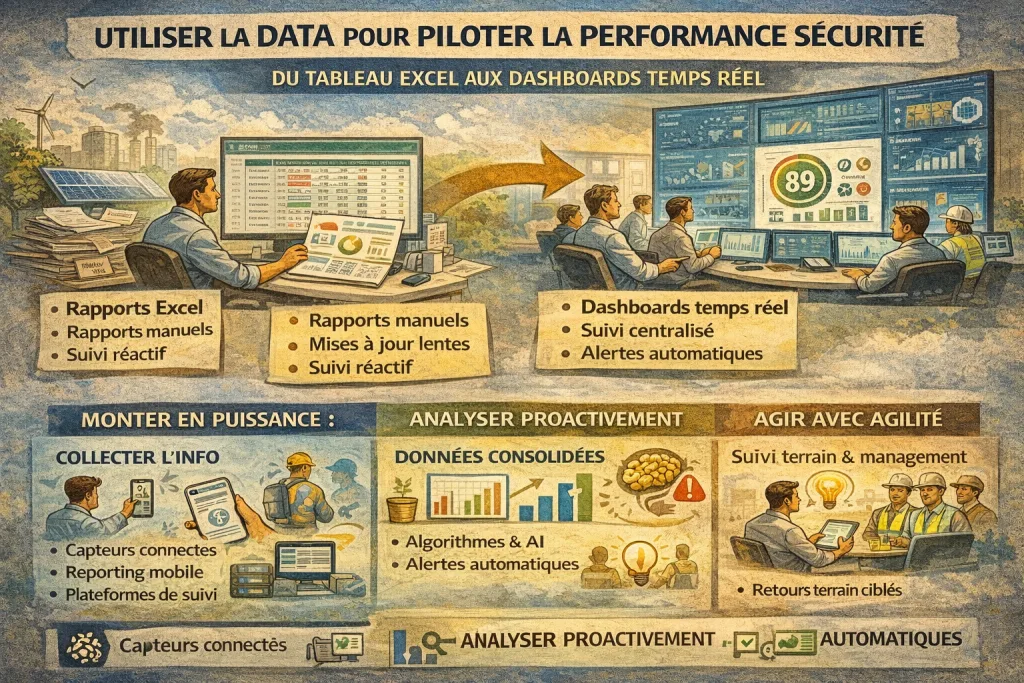 Pilotage performance sécurité : du tableau Excel aux dashboards