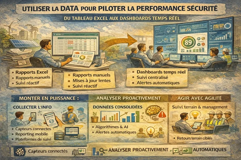 Pilotage performance sécurité : du tableau Excel aux dashboards